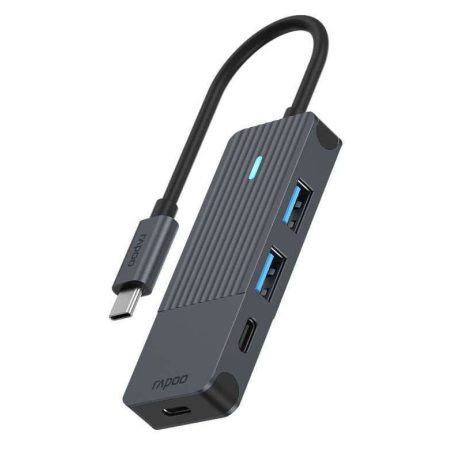 Rapoo 4-portos USB3.2 HUB Grey