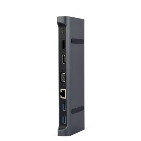 Gembird A-CM-COMBO9-02 USB Type-C 9-in-1 Multi-Port Adapter Space Grey