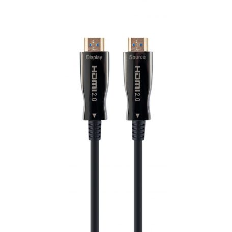 Gembird CCBP-HDMI-AOC-50M-02 Active Optical AOC High speed HDMI cable with Ethernet AOC Premium Series 50m Black