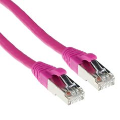 ACT CAT6A U-UTP Patch Cable 1,5m Pink