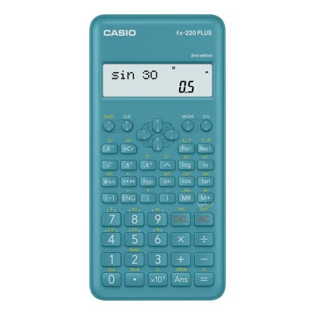 Casio FX-220 Plus 2E Tudományos számológép Cyan