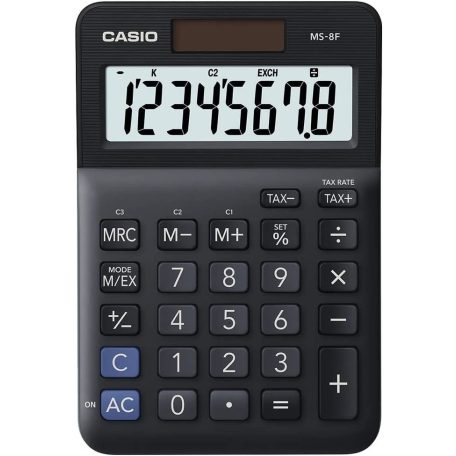 Casio MS-8F Asztali számológép Black