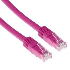 ACT CAT6 U-UTP Patch Cable 2m Pink