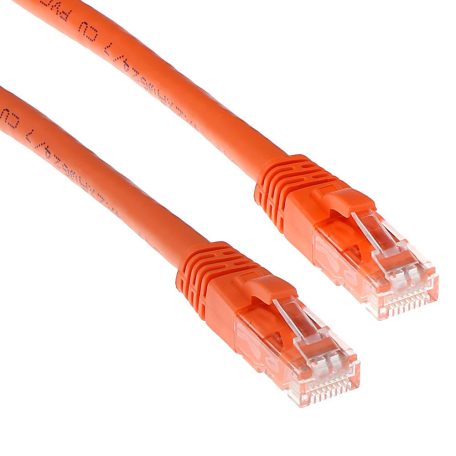 ACT CAT6A U-UTP Patch Cable 1m Orange