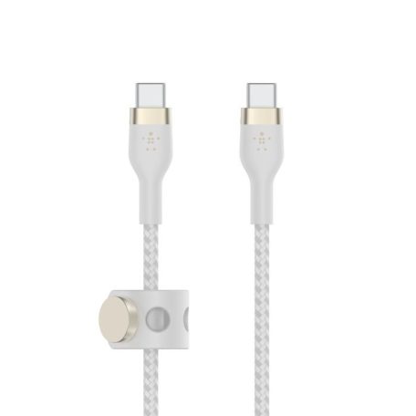 Belkin BoostCharge Pro Flex USB-C to USB-C Cable 1m White