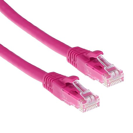 ACT CAT6A U-UTP Patch Cable 0,5m Pink