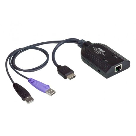 ATEN KA7168 USB HDMI Virtual Media KVM Adapter with Smart Card Support