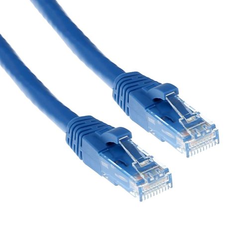 ACT CAT6A U-UTP Patch Cable 0,5m Blue