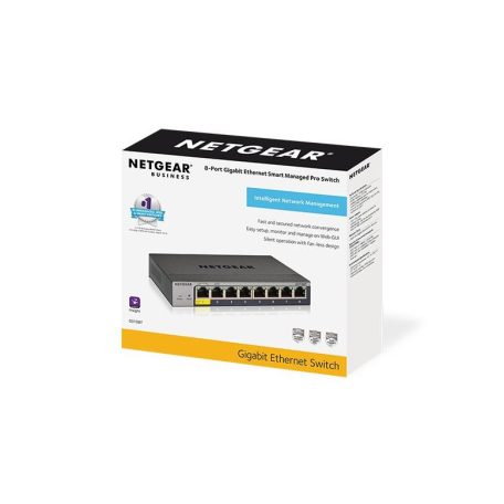 Netgear GS108T-300PES 8-Port Smart Managed Pro Switch