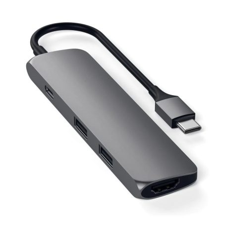 Satechi Type-C Slim MultiPort Adapter Space Grey