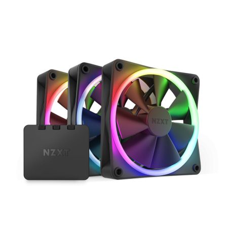 NZXT F120 RGB Triple Pack Black