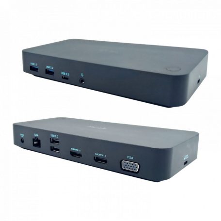 I-TEC USB 3.0/USB-C/Thunderbolt 3x Display Docking Station + Power Delivery 65W