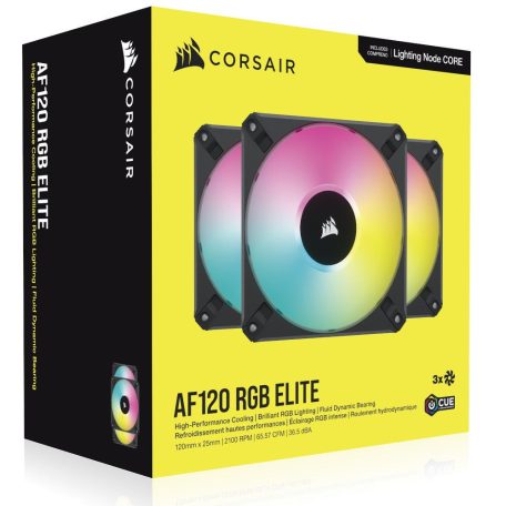 Corsair iCUE AF120 RGB ELITE 120mm PWM Triple Fan Kit