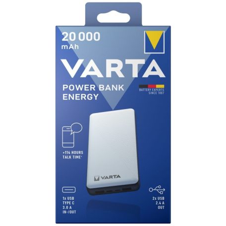 Varta Energy 20000mAh PowerBank White