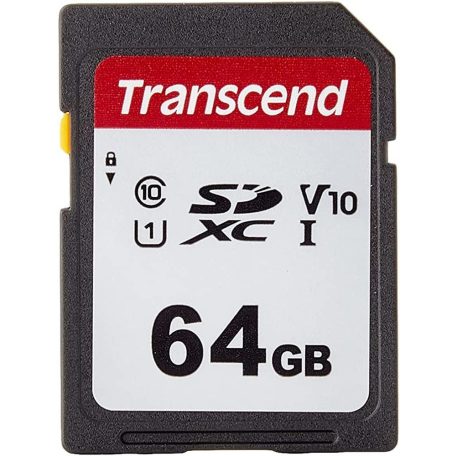 Transcend 64GB SDXC SDC300S Class 10 U1 V10