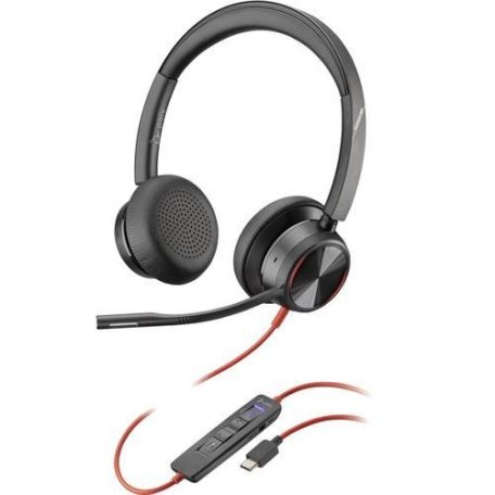 Poly Plantronics Blackwire 8225-M USB-C Headset Black