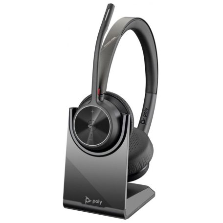 Poly Plantronics Voyager 4320-M UC Bluetooth Headset Black