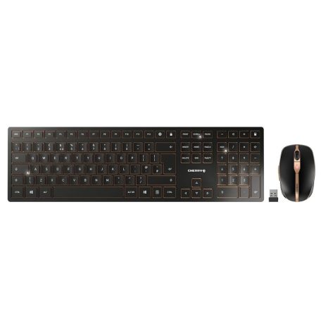 Cherry DW 9100 Slim wireless billentyűzet + egér Black UK