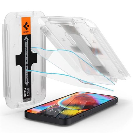 Spigen tR EZ Fit, transparency sensor open 2 Pack - iPhone 13 mini