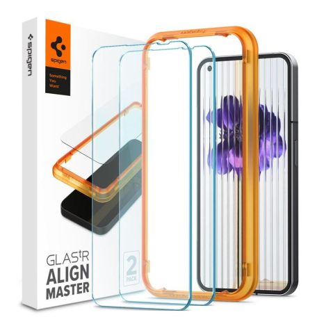 Spigen Glass AlignMaster 2 Pack, clear - Nothing Phone (1)