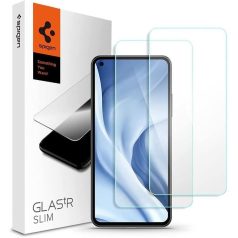   Spigen Glas tR Slim, 2 Pack - Xiaomi Mi 11 Lite/Xiaomi Mi 11 Lite 5G