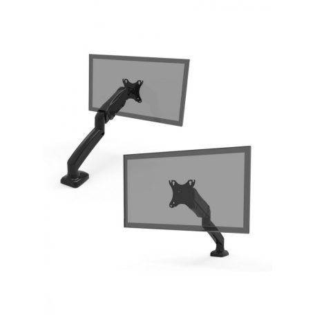 Port Designs Desk Mount Monitor Display Arm Black