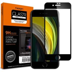 Spigen Glass FC HD, black - iPhone SE (2022/2020)/8/7