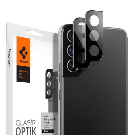 Spigen Glas.tR Optik 2 Pack, black - Samsung Galaxy S22/S22+