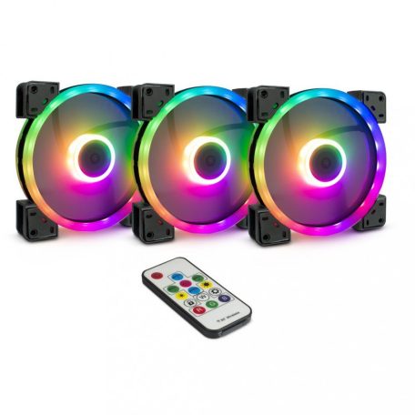 Inter-Tech RS-14 Argus RGB Fan Set 140mm (3 pcs)