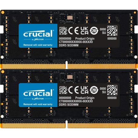 Crucial 64GB DDR5 5200MHz Kit (2x32GB) SODIMM