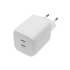 Digitus DA-10063 USB-C Charger 2-port, 65W GaN White