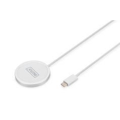 Digitus DA-10080 Wireless Charging Pad magnetic 15W White