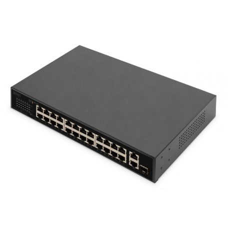 Digitus DN-95356 24 Port FE PoE Switch Black