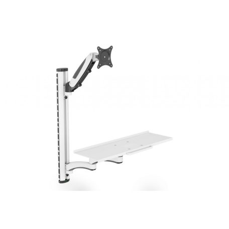 Digitus DA-90451 Workstation (monitor, keyboard, mouse) Wall Mount 32" White/Black