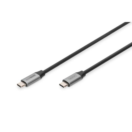 Digitus DB-300220-010-S USB-3.0 Gen.1 USB Type-C connection cable 1m Black