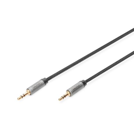 Digitus DB-510110-030-S Audio Connection Cable, 3.5mm jack to 3.5mm jack 3m Black