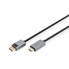   Digitus DB-340202-018-S 4K DisplayPort Adapter Cable, DP - HDMI Type A