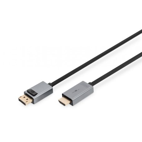 Digitus DB-340202-018-S 4K DisplayPort Adapter Cable, DP - HDMI Type A