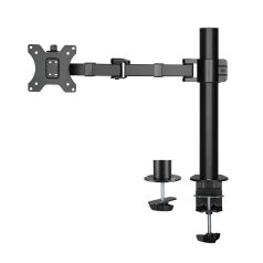   ACT AC8325 Single Monitor Arm Office Solid Pro 10"-32" Black