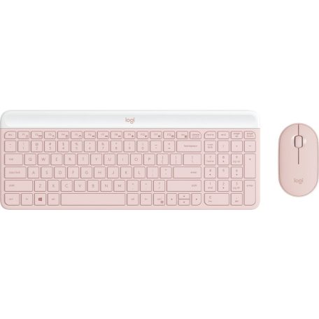 Logitech MK470 Slim Wireless Keyboard and Mouse Combo Rose US