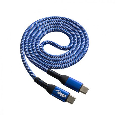 Akyga AK-USB-37 Cable USB Type-C (m) / USB Type-C (m) ver 2.0 100W 1m