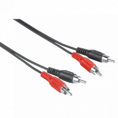 Hama FIC ECO 2RCA-2RCA összekötőkábel 2,5m Black