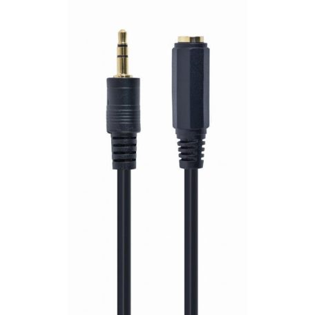 Gembird CCA-421S-5M audio cable JACK 3.5mm M/JACK 3.5mm F 5m Black