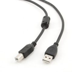   Gembird CCF-USB2-AMBM-6 USB 2.0 A-B cable with ferrite core 1,8m Black