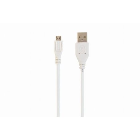 Gembird CCP-MUSB2-AMBM-W micro USB 2.0 cable AM-MBM5P 1m White