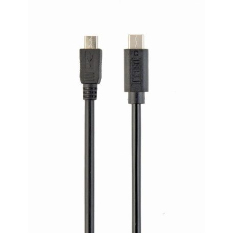 Gembird CCP-USB2-MBMCM-1M USB TYPE-C -> micro USB 2.0 BM cable 1m Black