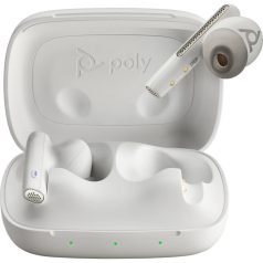   Poly Plantronics Voyager Free 60 UC Basic Charge Case USB-A Bluetooth Headset White Sand