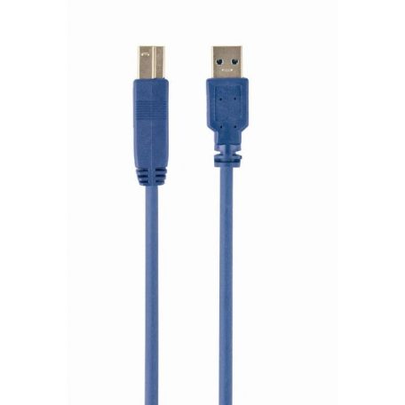 Gembird CCP-USB3-AMBM-6 High End USB 3.0 Cable USB A Male Plug to USB B Male Plug 1,8m Blue