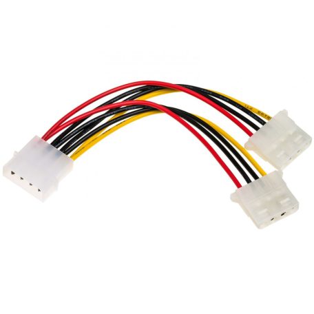 Akyga AK-CA-15 Molex/2x Molex adapter cable 0,15m