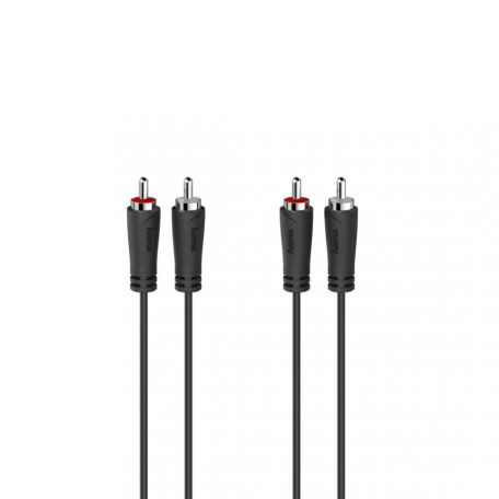 Hama FIC 2RCA-2RCA öszzekötőkábel 1,5m Black